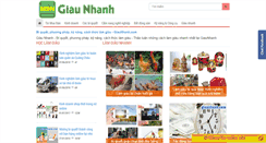 Desktop Screenshot of giaunhanh.com