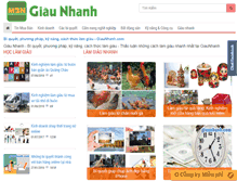 Tablet Screenshot of giaunhanh.com